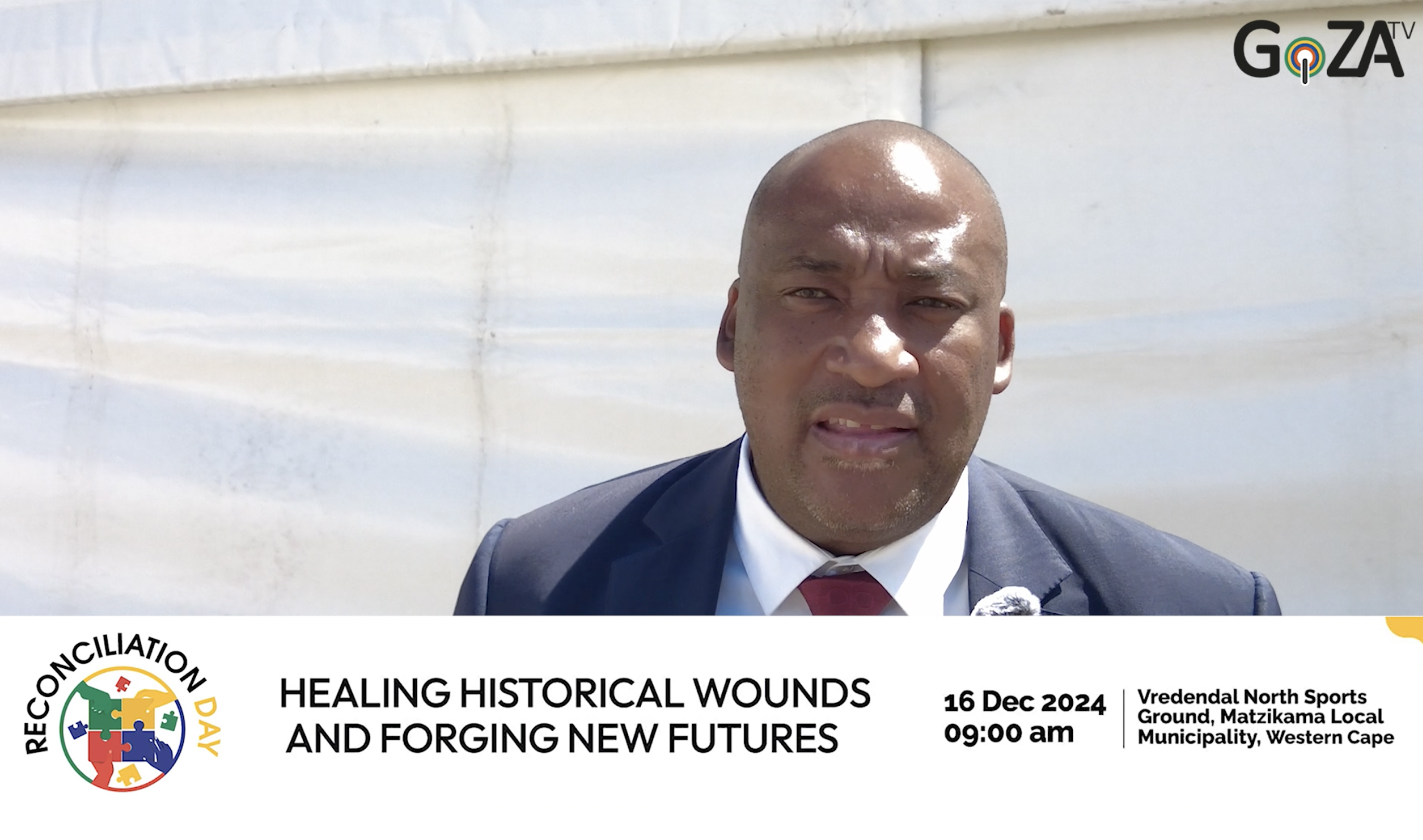 Minister Gayton McKenzie on Reconciliation Day 2024